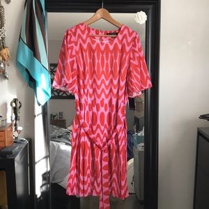 NWT Eloquii Printed Flare Sleeve Dress size 14